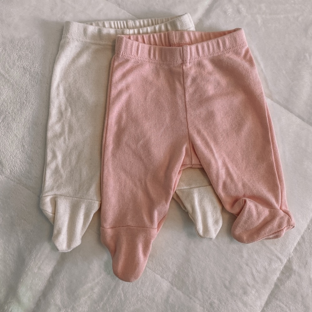 Organic footed pant